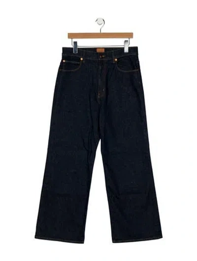 Pre-owned Jamie Haller High-rise Wide Leg Jeans W/ Tags In Blue