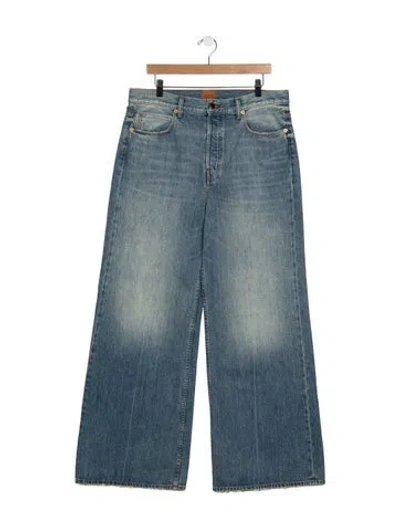 Pre-owned Jamie Haller High-rise Wide Leg Jeans W/ Tags In Blue