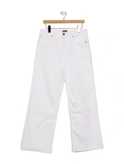Pre-owned Jamie Haller High-rise Wide Leg Jeans In White
