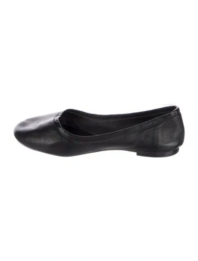 Pre-owned Jamie Haller Leather Ballet Flats In Black