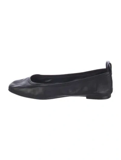Pre-owned Jamie Haller Leather Ballet Flats In Black