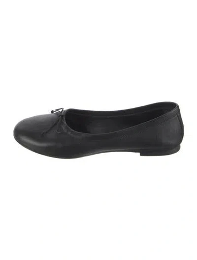 Pre-owned Jamie Haller Leather Ballet Flats In Black