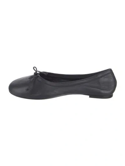 Pre-owned Jamie Haller Leather Ballet Flats In Blue