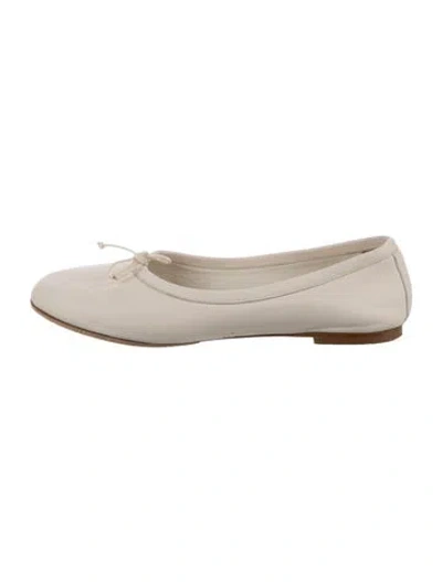 Pre-owned Jamie Haller Leather Ballet Flats In Neutral