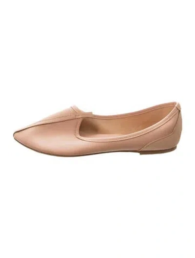 Pre-owned Jamie Haller Leather Ballet Flats In Neutrals