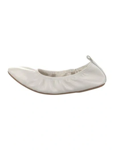 Pre-owned Jamie Haller Leather Ballet Flats In White