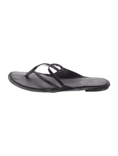 Pre-owned Jamie Haller Leather In Black