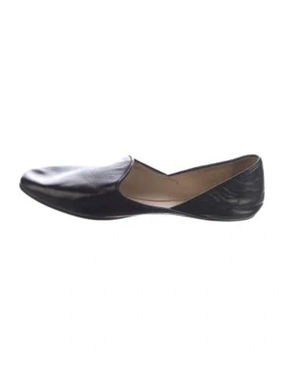 Pre-owned Jamie Haller Leather Flats In Black