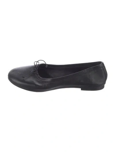 Pre-owned Jamie Haller Leather Flats In Blue