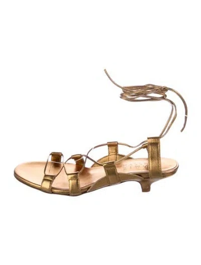 Pre-owned Jamie Haller Leather Gladiator Sandals