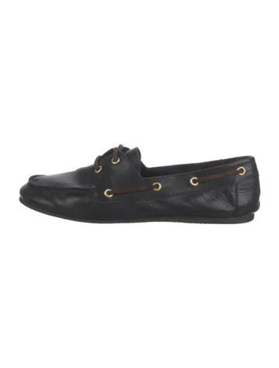 Pre-owned Jamie Haller Leather Loafers In Black