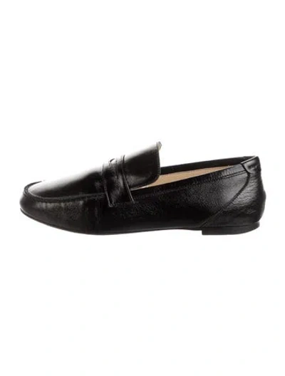 Pre-owned Jamie Haller Leather Loafers In Black