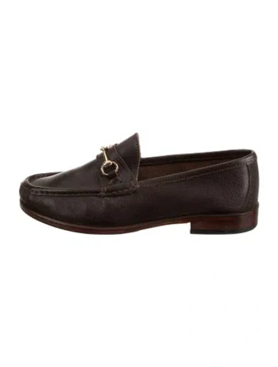 Pre-owned Jamie Haller Leather Loafers In Brown