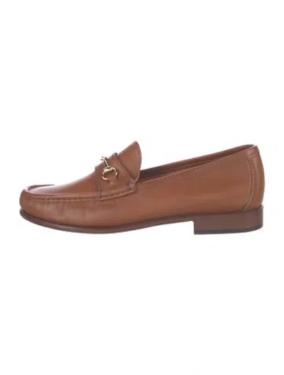 Pre-owned Jamie Haller Leather Loafers In Brown