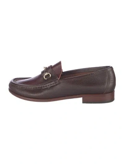 Pre-owned Jamie Haller Leather Loafers In Brown