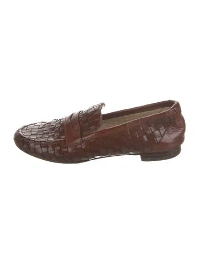 Pre-owned Jamie Haller Leather Loafers In Brown