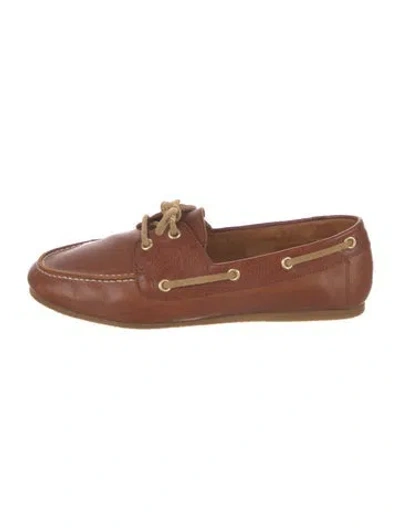 Pre-owned Jamie Haller Leather Loafers In Brown