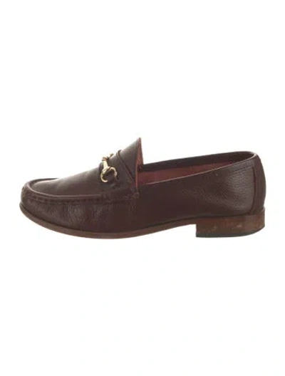 Pre-owned Jamie Haller Leather Loafers In Brown