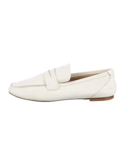 Pre-owned Jamie Haller Leather Loafers In Neutral