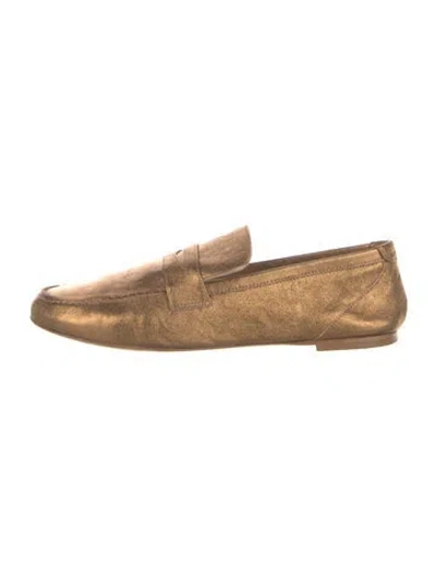 Pre-owned Jamie Haller Leather Loafers In Neutrals