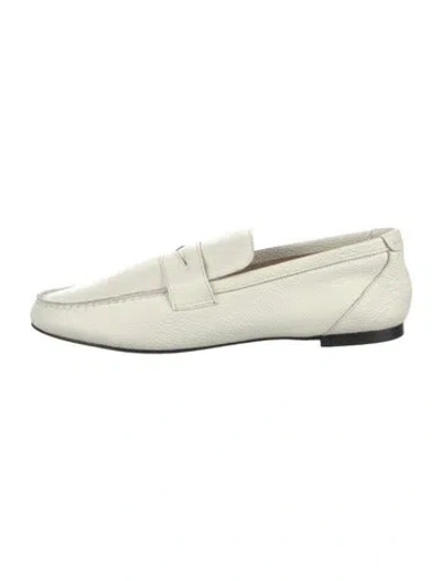 Pre-owned Jamie Haller Leather Loafers W/ Tags In White