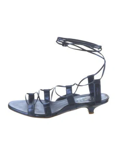 Pre-owned Jamie Haller Leather Sandals In Blue
