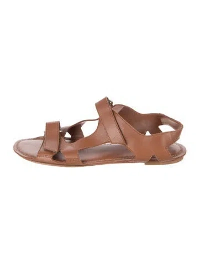Pre-owned Jamie Haller Leather Sandals In Brown