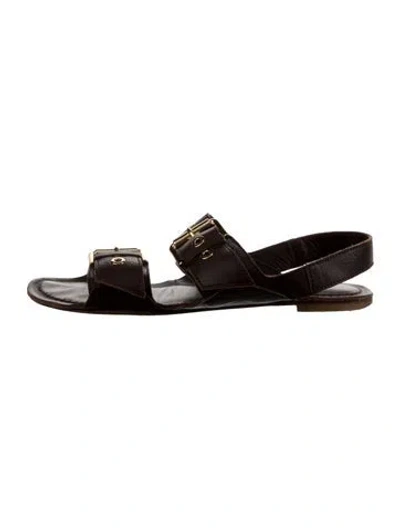 Pre-owned Jamie Haller Leather Sandals In Brown