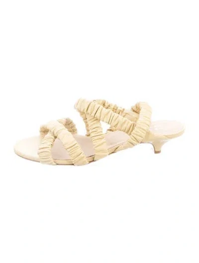 Pre-owned Jamie Haller Leather Sandals In Neutrals