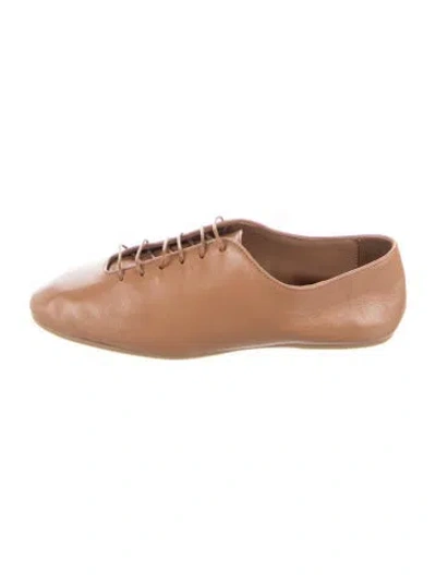 Pre-owned Jamie Haller Leather Sneakers In Brown
