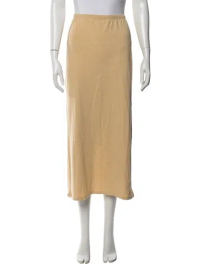Pre-owned Jamie Haller Long Skirt In Neutrals