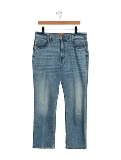 Pre-owned Jamie Haller Mid-rise Flared Jeans In Blue
