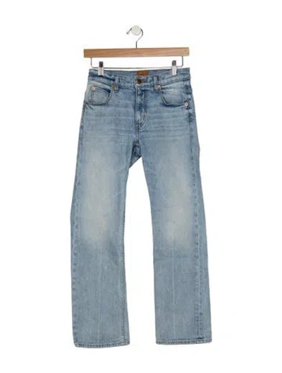 Pre-owned Jamie Haller Mid-rise Flared Jeans In Blue