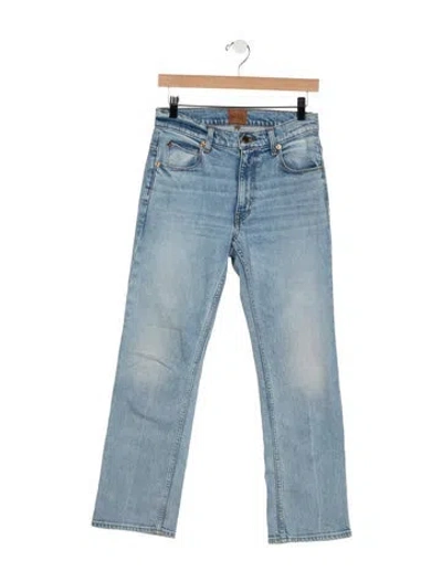 Pre-owned Jamie Haller Mid-rise Straight Leg Jeans In Blue