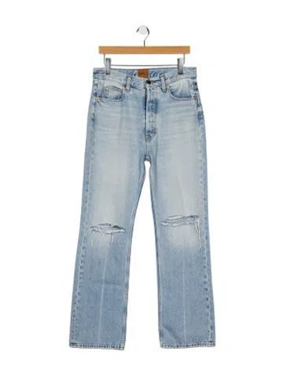 Pre-owned Jamie Haller Mid-rise Wide Leg Jeans In Blue