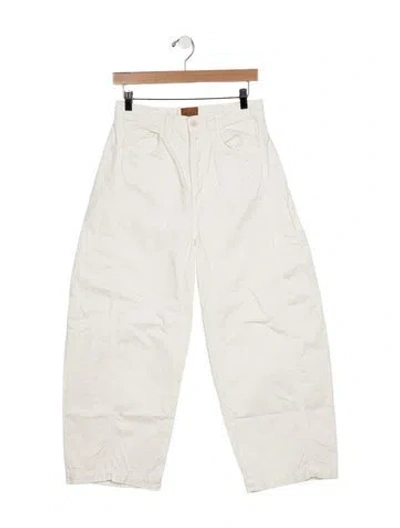 Pre-owned Jamie Haller Mid-rise Wide Leg Jeans In Neutrals