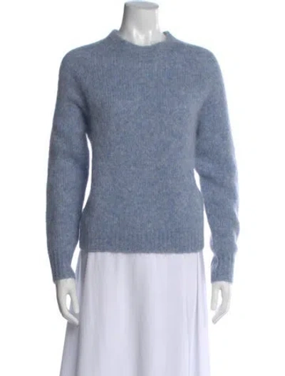 Pre-owned Jamie Haller Mock Neck Sweater In Blue