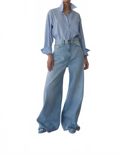 Jamie Haller Natural Waist Baggy Jean In Ice Indigo In Multi