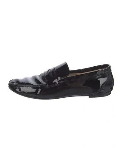 Pre-owned Jamie Haller Patent Leather Loafers In Black