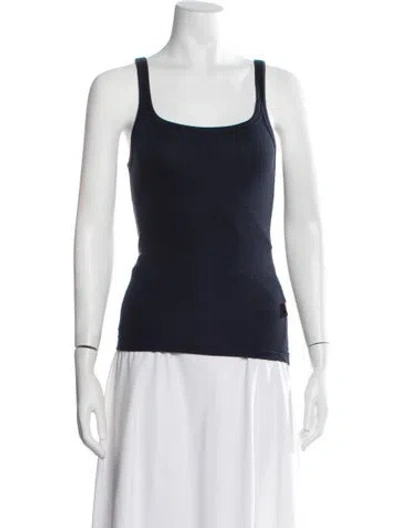 Pre-owned Jamie Haller Scoop Neck Sleeveless Top In Blue