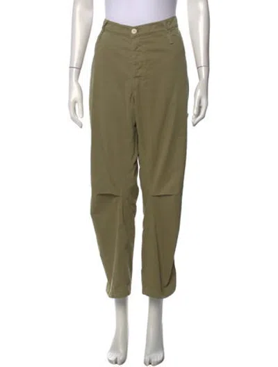 Pre-owned Jamie Haller Straight Leg Pants In Green