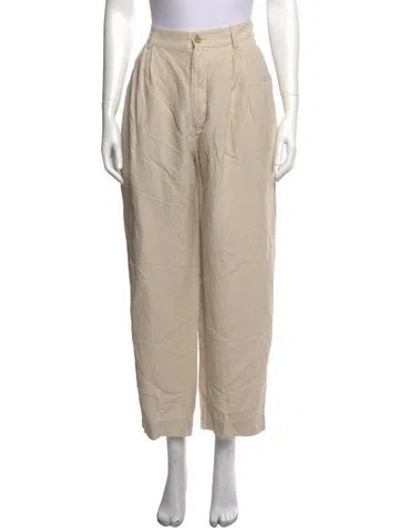 Pre-owned Jamie Haller Straight Leg Pants In Neutrals