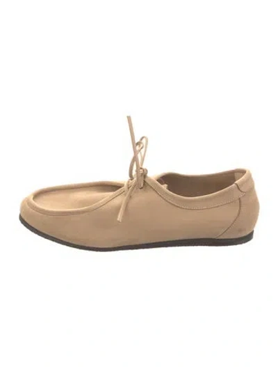 Pre-owned Jamie Haller Suede Ballet Flats In Neutral