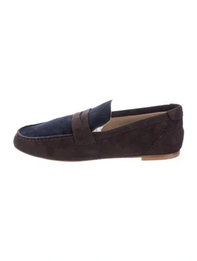 Pre-owned Jamie Haller Suede Loafers In Brown
