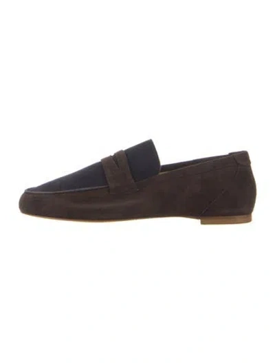 Pre-owned Jamie Haller Suede Loafers In Brown