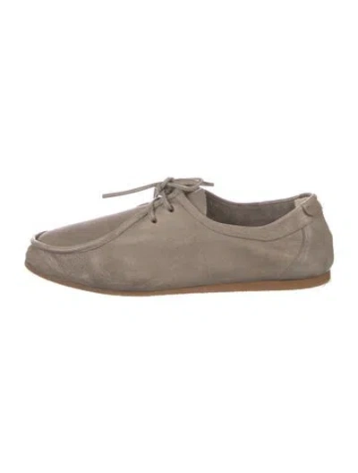 Pre-owned Jamie Haller Suede Loafers In Grey/neutrals