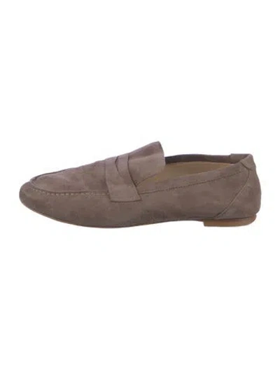 Pre-owned Jamie Haller Suede Loafers In Multi