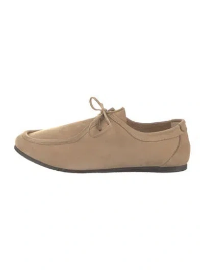 Pre-owned Jamie Haller Suede Moccasins In Neutral