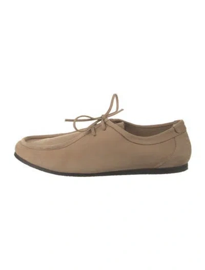 Pre-owned Jamie Haller Suede Moccasins In Neutrals