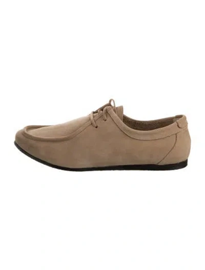Pre-owned Jamie Haller Suede Oxfords In Neutral